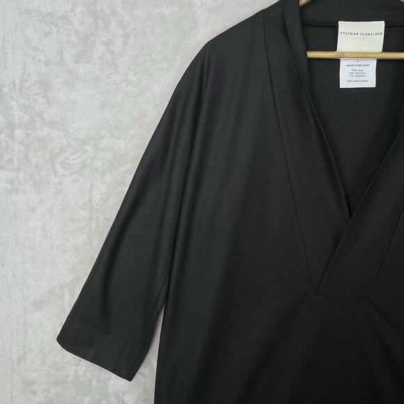 Stephan Schneider Clockwork Black Tunic Dress Large Cashmere / Wool / Poly Blend - Picture 4 of 12